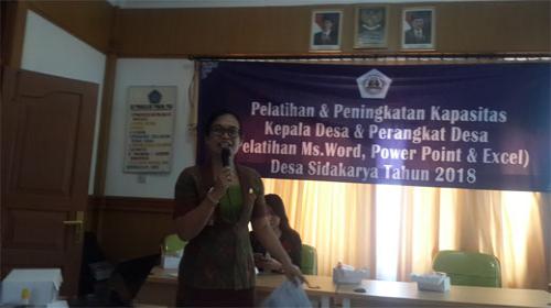 Kegiatan Pelatihan Ms.Word, Power Point dan Excel 2018
