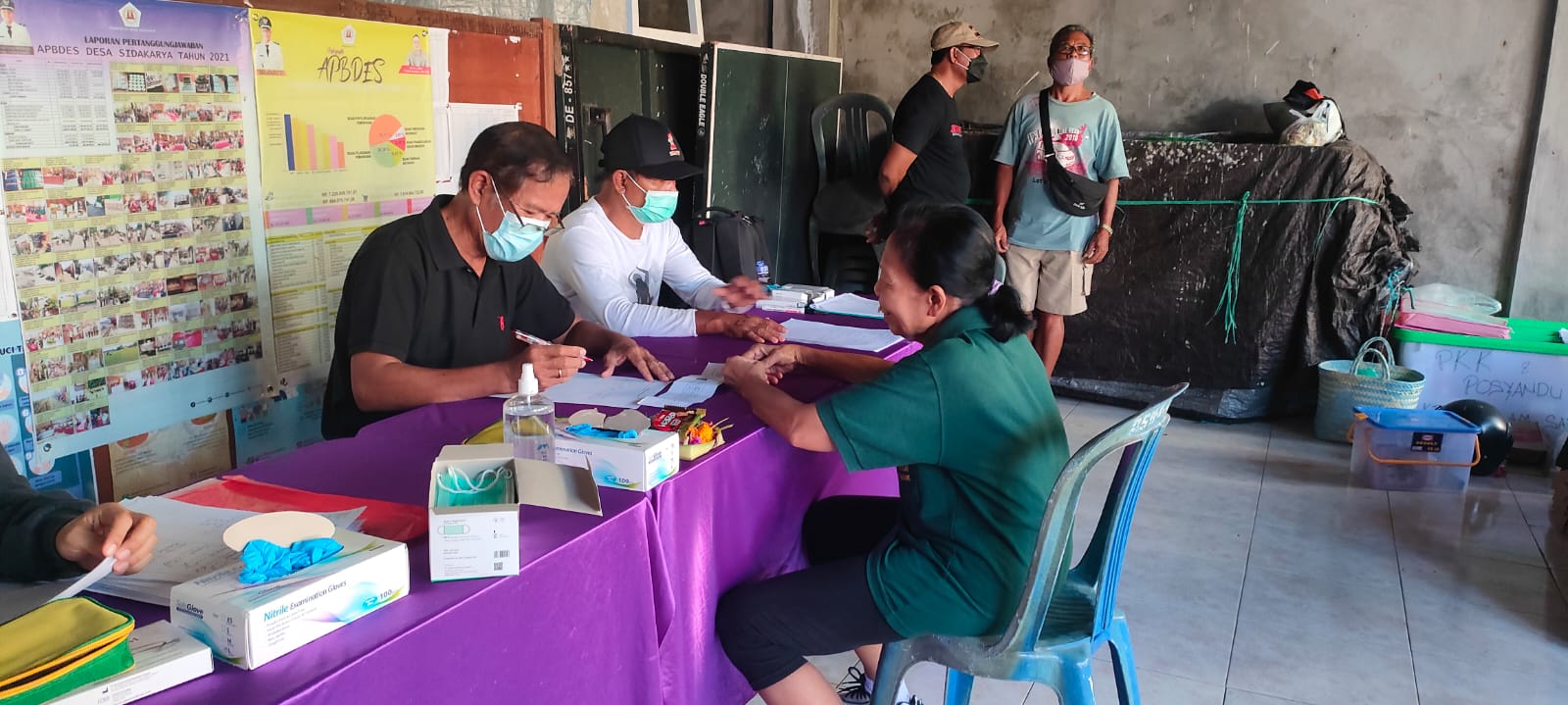 Kegiatan Posyandu di Dusun Kerta Sari