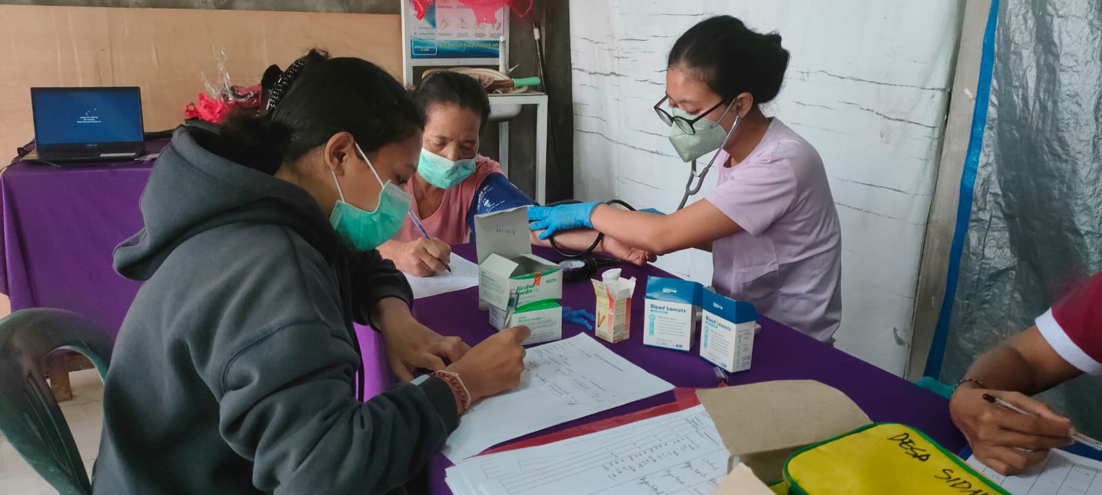 Kegiatan Posyandu di Dusun Kerta Sari