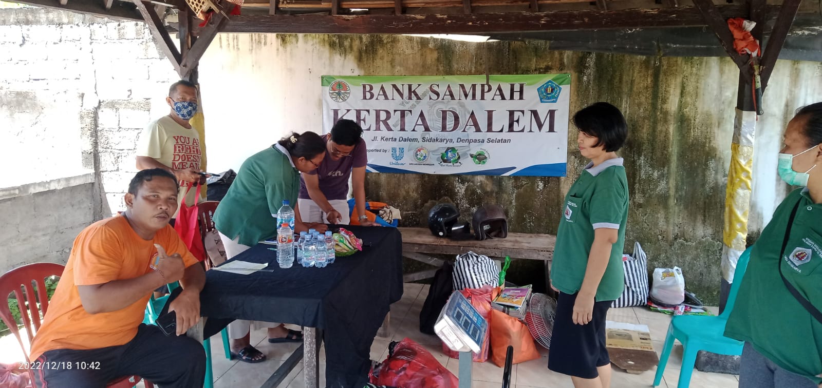 Kegiatan Bank Sampah di Dusun Kerta Dalem