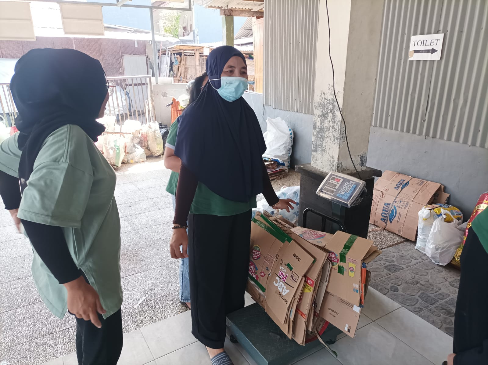 Kegiatan Bank Sampah di Dusun Graha Santi