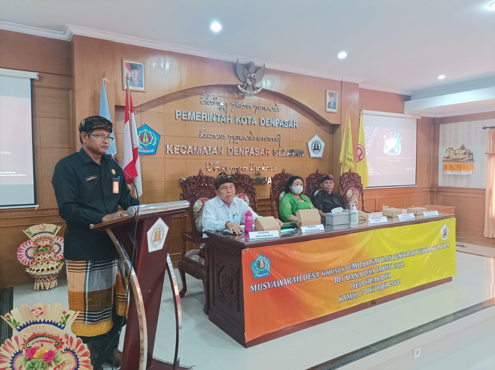 Musyawarah Desa Khusus Pembahasan Dan Penetapan Pergantian KPM BLT Dana Desa Tahun 2022