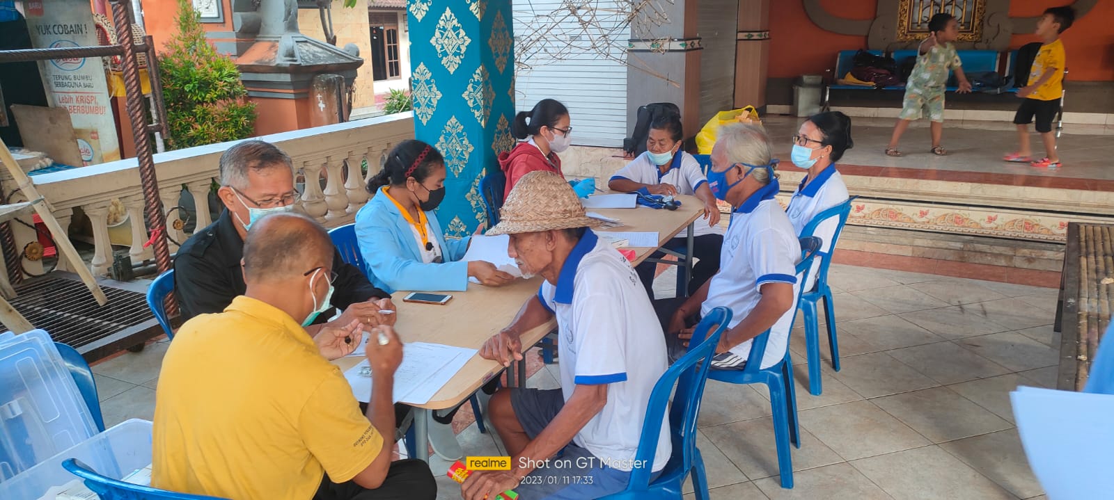 Kegiatan Posyandu di Dusun Tengah