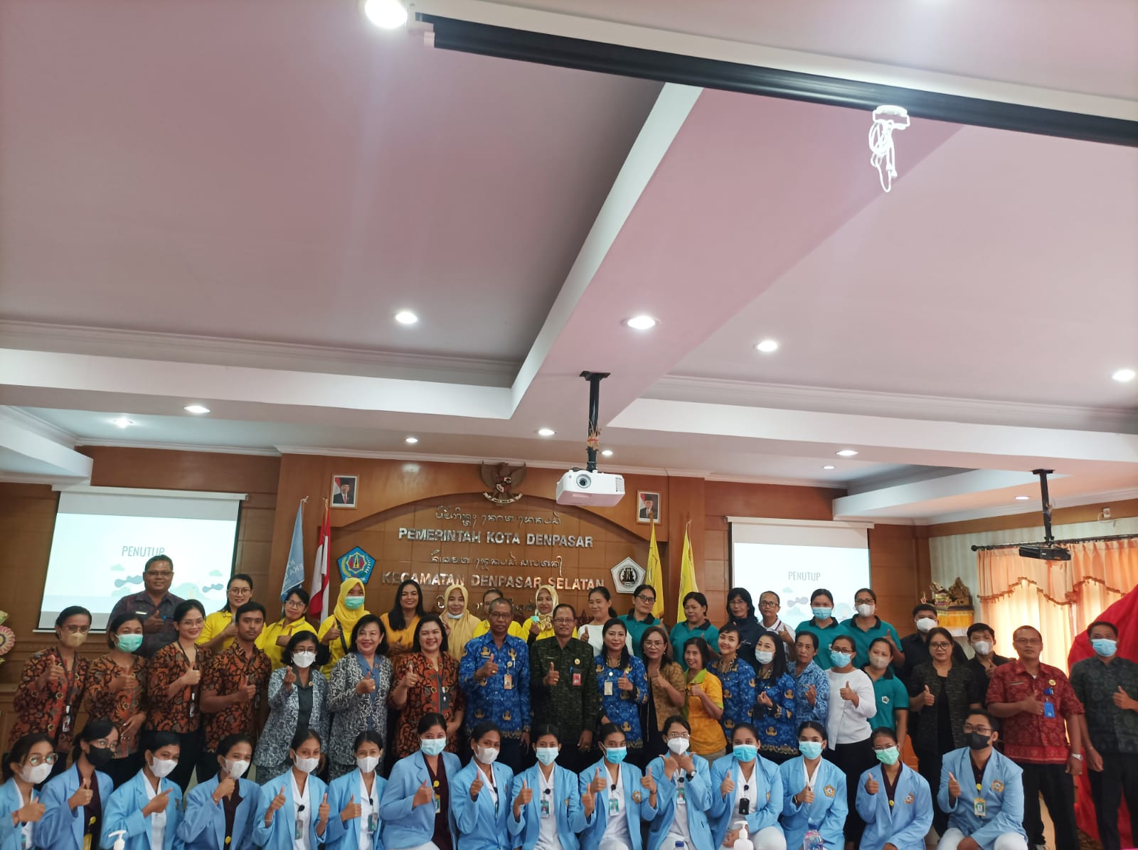 Kegiatan Praktik Kebidanan Komunitas  (PKL) DIII Kebidanan dan Kuliah Kerja Nyata (KKN) Sarjana Terapan Manajemen Informasi Kesehatan Politeknik Kesehatan Kartini Bali 