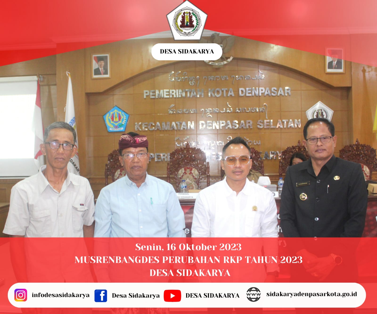 Musyawarah Perencanaan Pembangunan Desa Perubahan Kedua Rencana Kerja Pemerintah Desa Sidakarya Tahun 2023