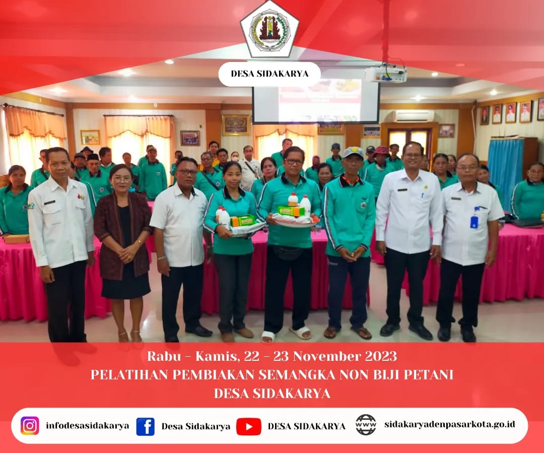 Penutupan Kegiatan Pelatihan Pembiakan Semangka Non Biji Petani Desa Sidakarya Tahun 2023