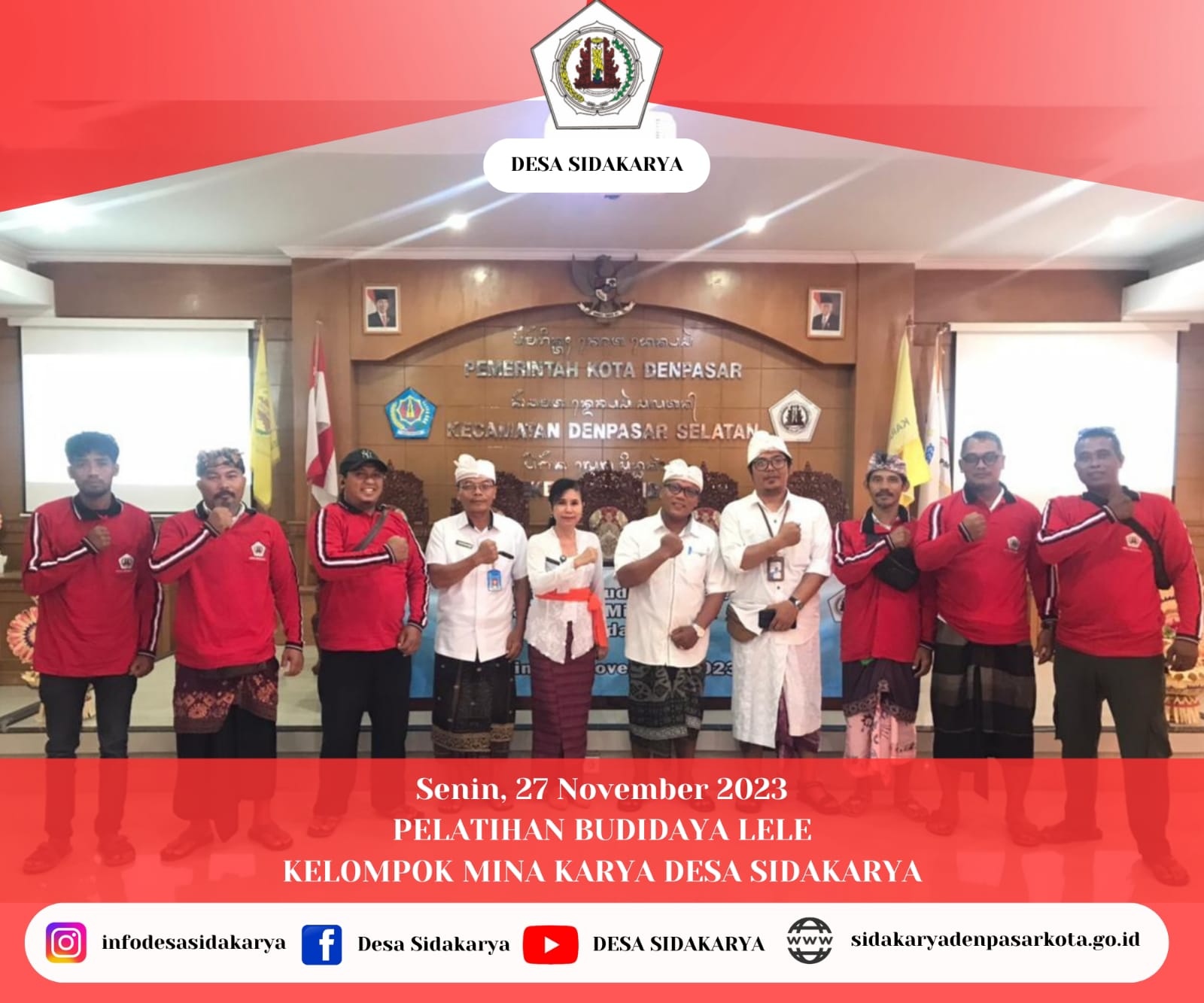 Pelatihan Budidaya Lele Kelompok Mina Karya Desa Sidakarya Tahun 2023