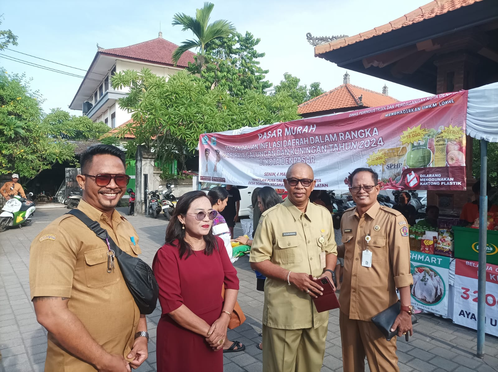 Kegiatan Pasar Murah Pengendalian Inflasi Daerah Dalam Rangka Hari Raya Galungan dan Kuningan Tahun 2024