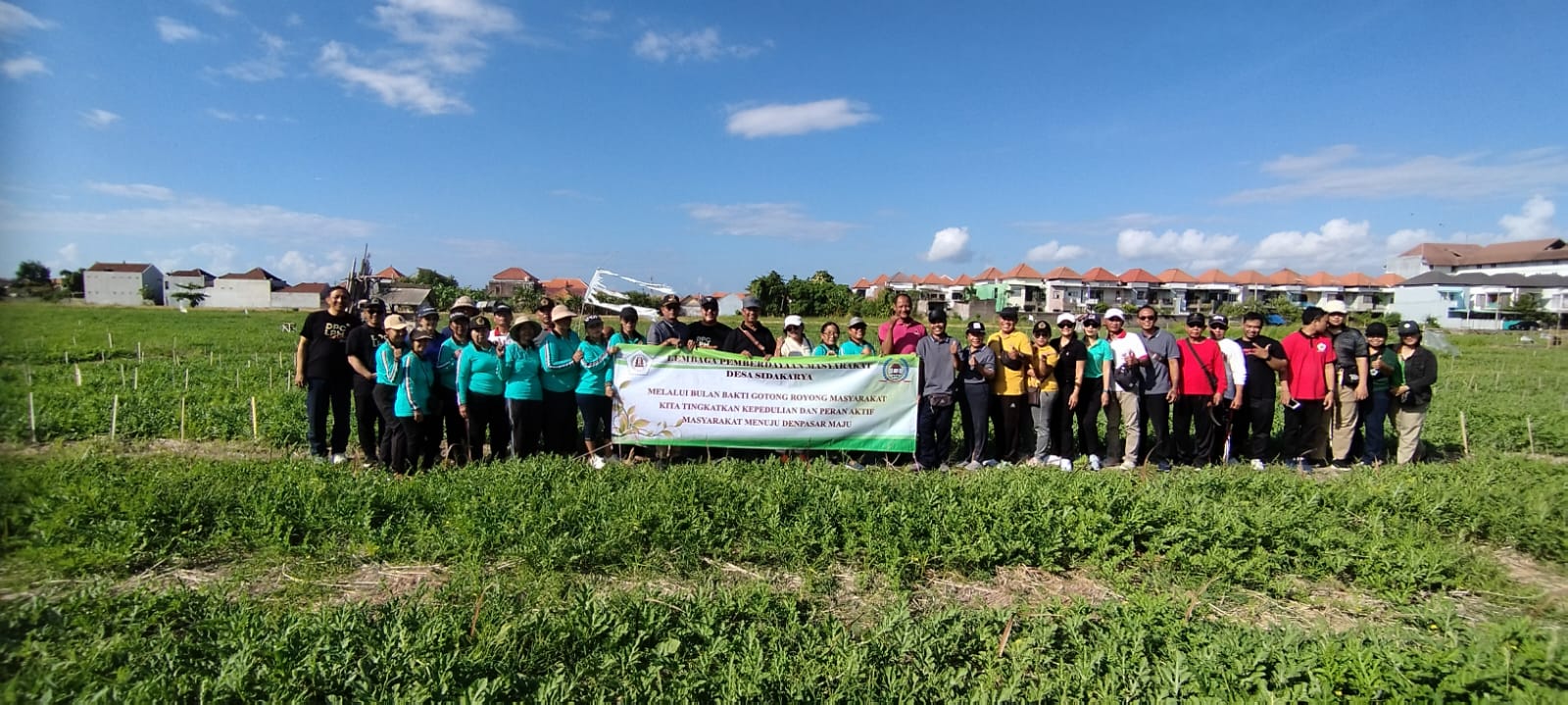 PEMBUKAAN BULAN BAKTI GOTONG ROYONG MASYARAKAT 