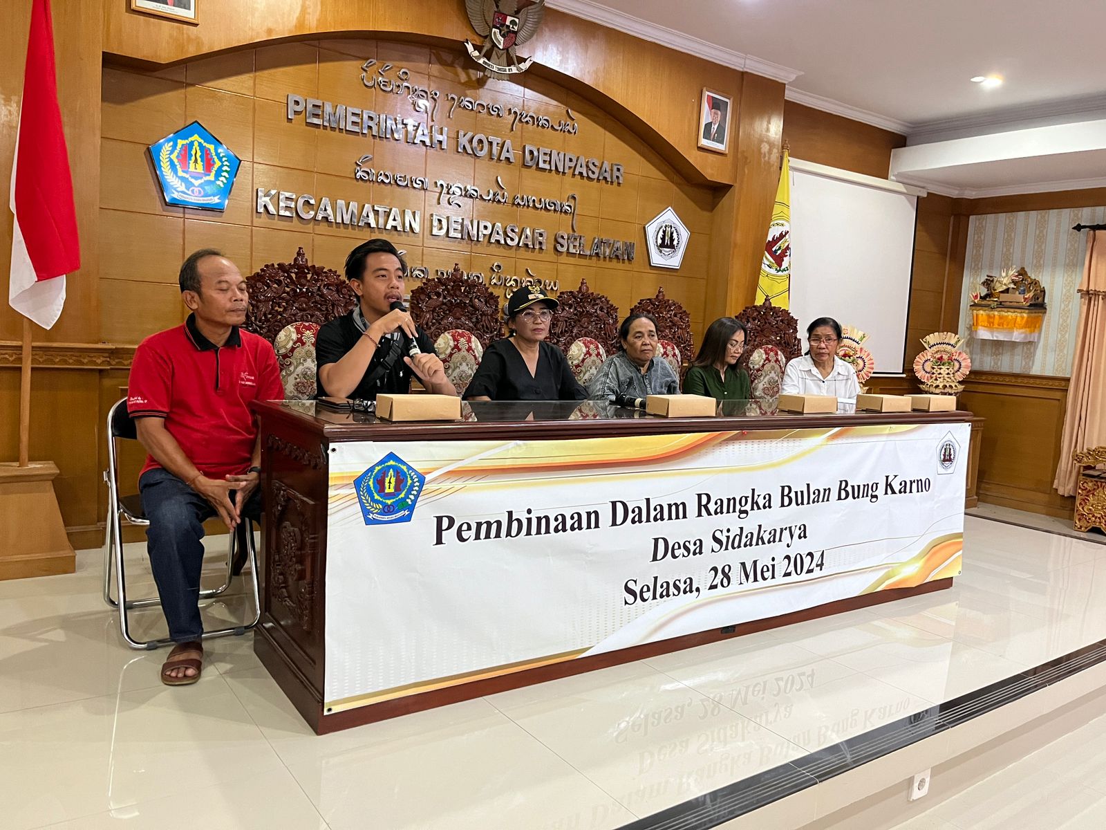 PEMBINAAN DALAM RANGKA BULAN BUNG KARNO DESA SIDAKARYA