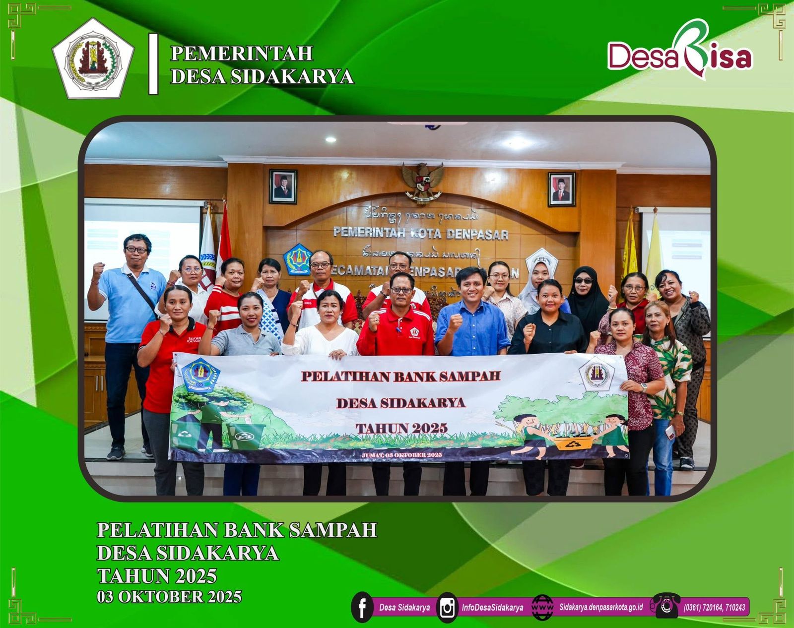 Kegiatan Pelatihan Bank Sampah Desa Sidakarya Tahun 2025