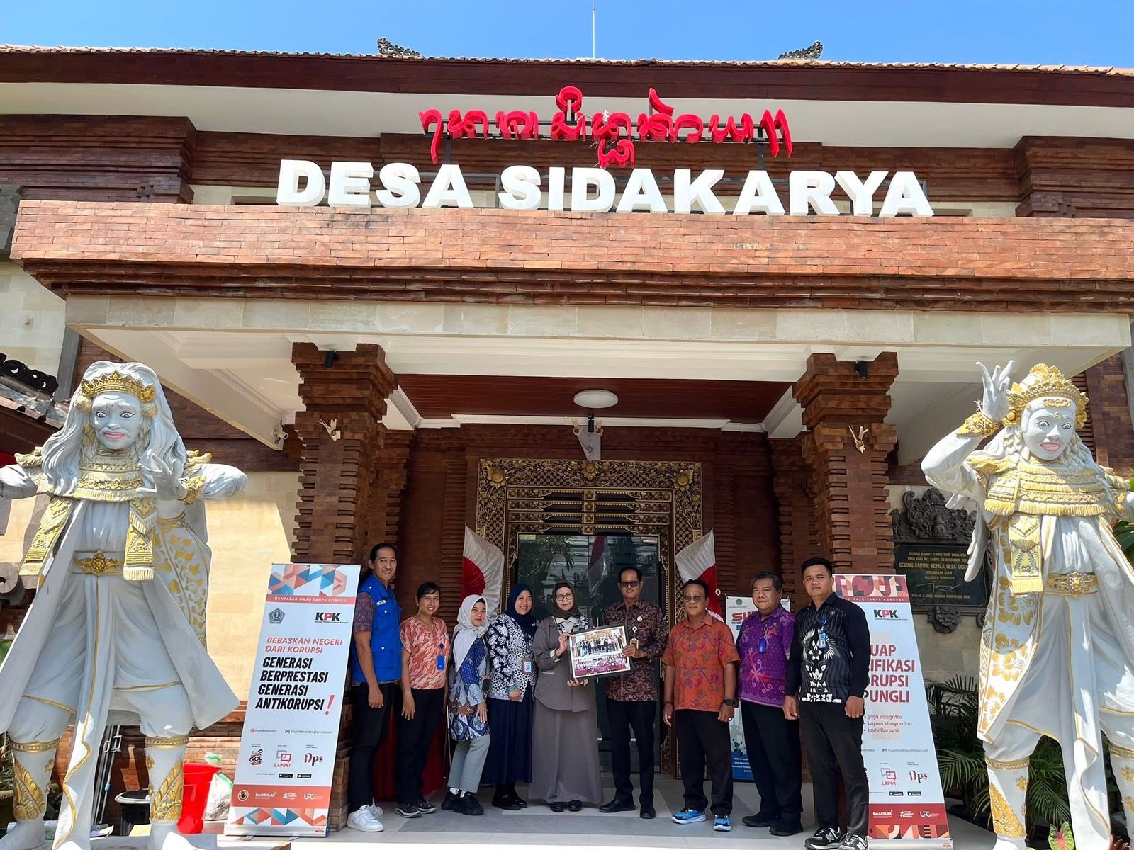  Pemerintah Desa Sidakarya menerima Kunjungan Kerja dari Badan Narkotika Nasional RI