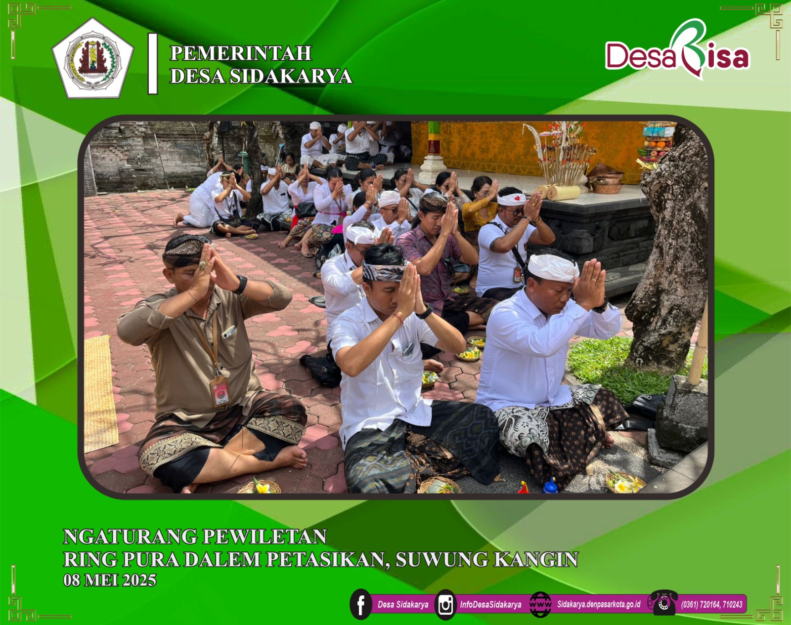 Ngaturang Pawiletan ring Pura Dalem Petasikan