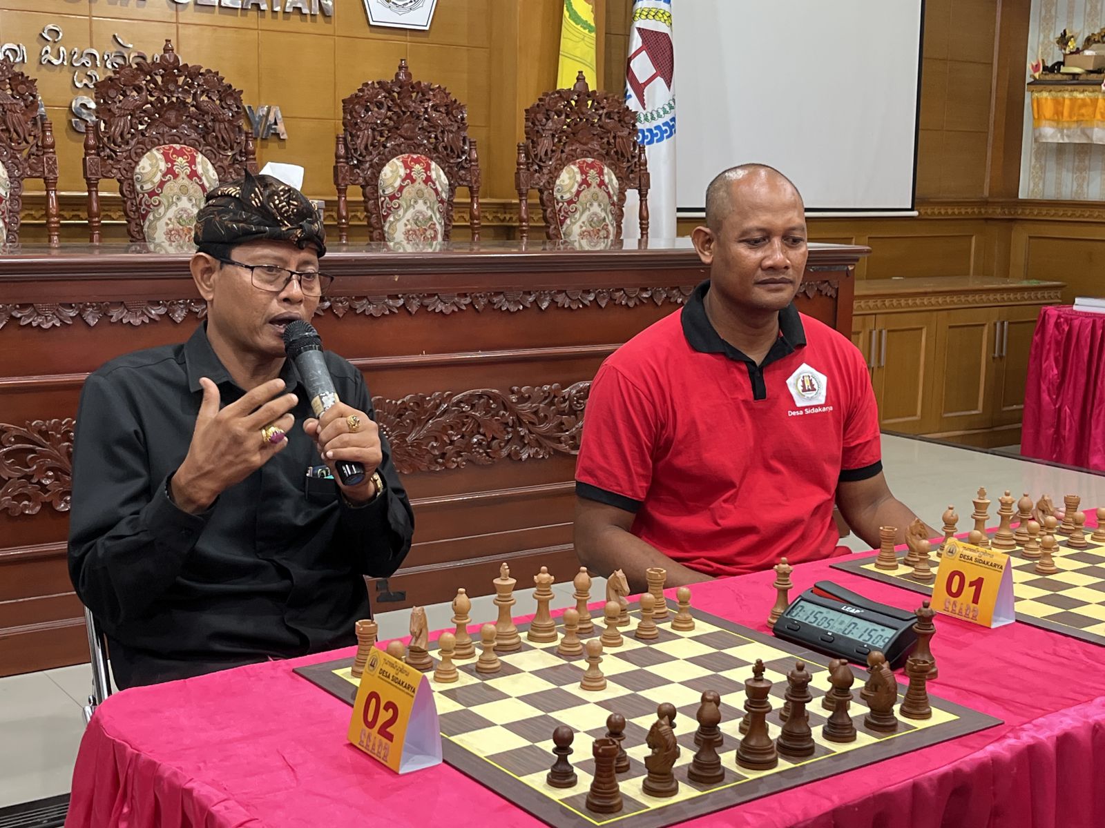 LOMBA CATUR DAN TENIS MEJA DALAM RANGKA HUT DESA SIDAKARYA KE -43