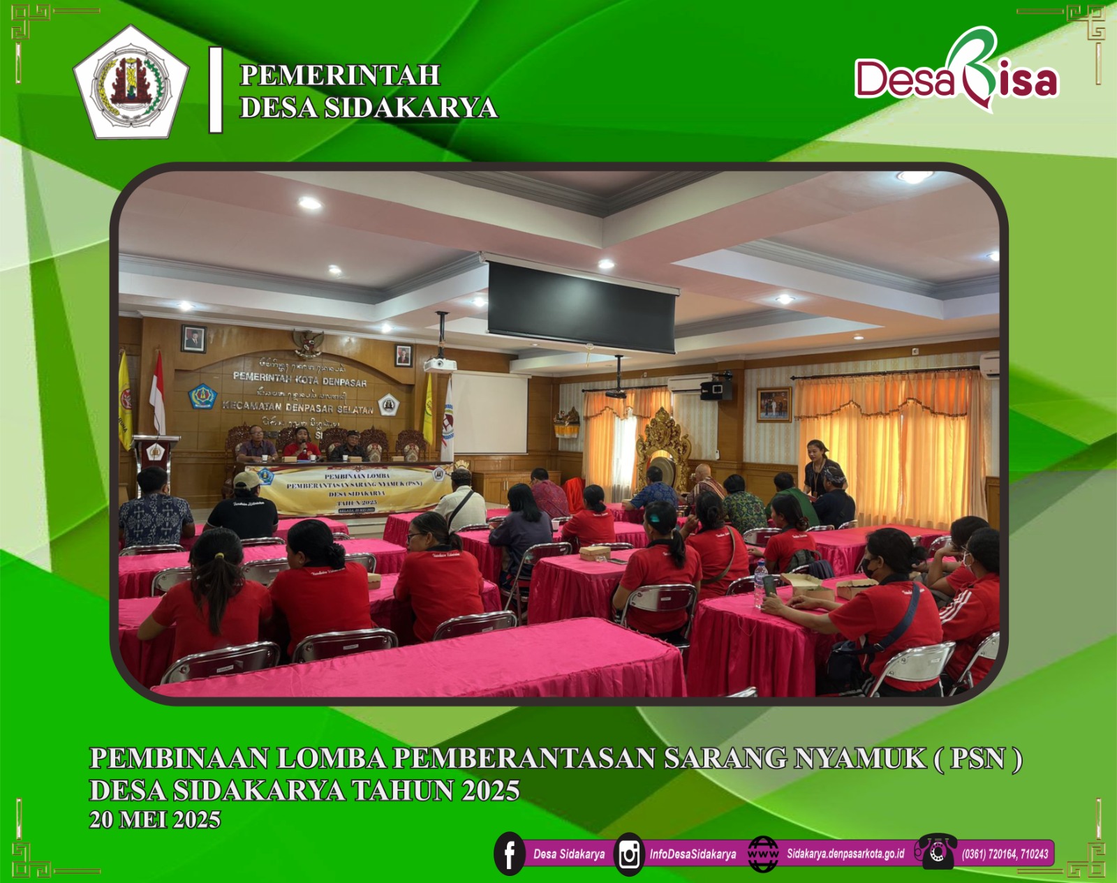 Pembinaan Lomba Pemberantasan Sarang Nyamuk ( PSN )