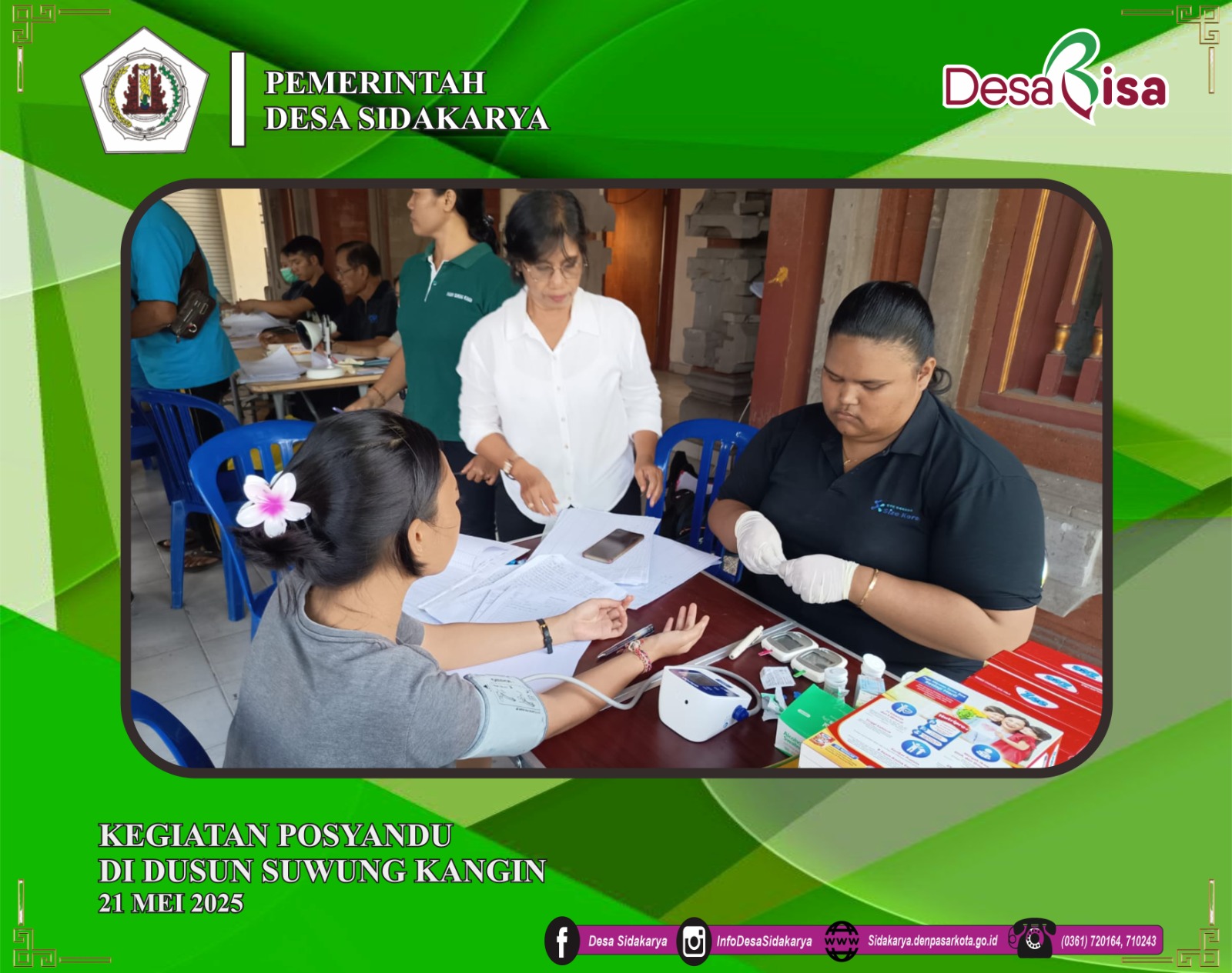 KEGIATAN POSYANDU DI DUSUN SUWUNG KANGIN BULAN MEI