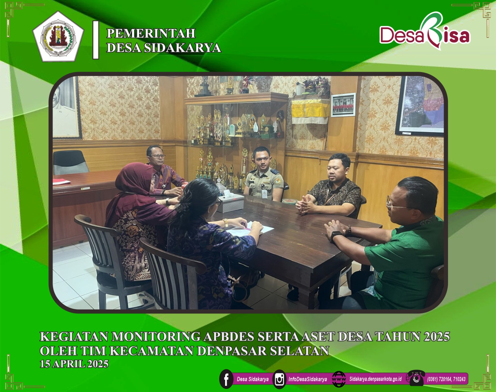 Monitoring  APBDES serta Aset Desa Tahun 2025 