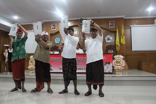 Pleno Penetapan Calon Menjadi Calon Perbekel Dan Pengambilan Nomor Urut Calon 