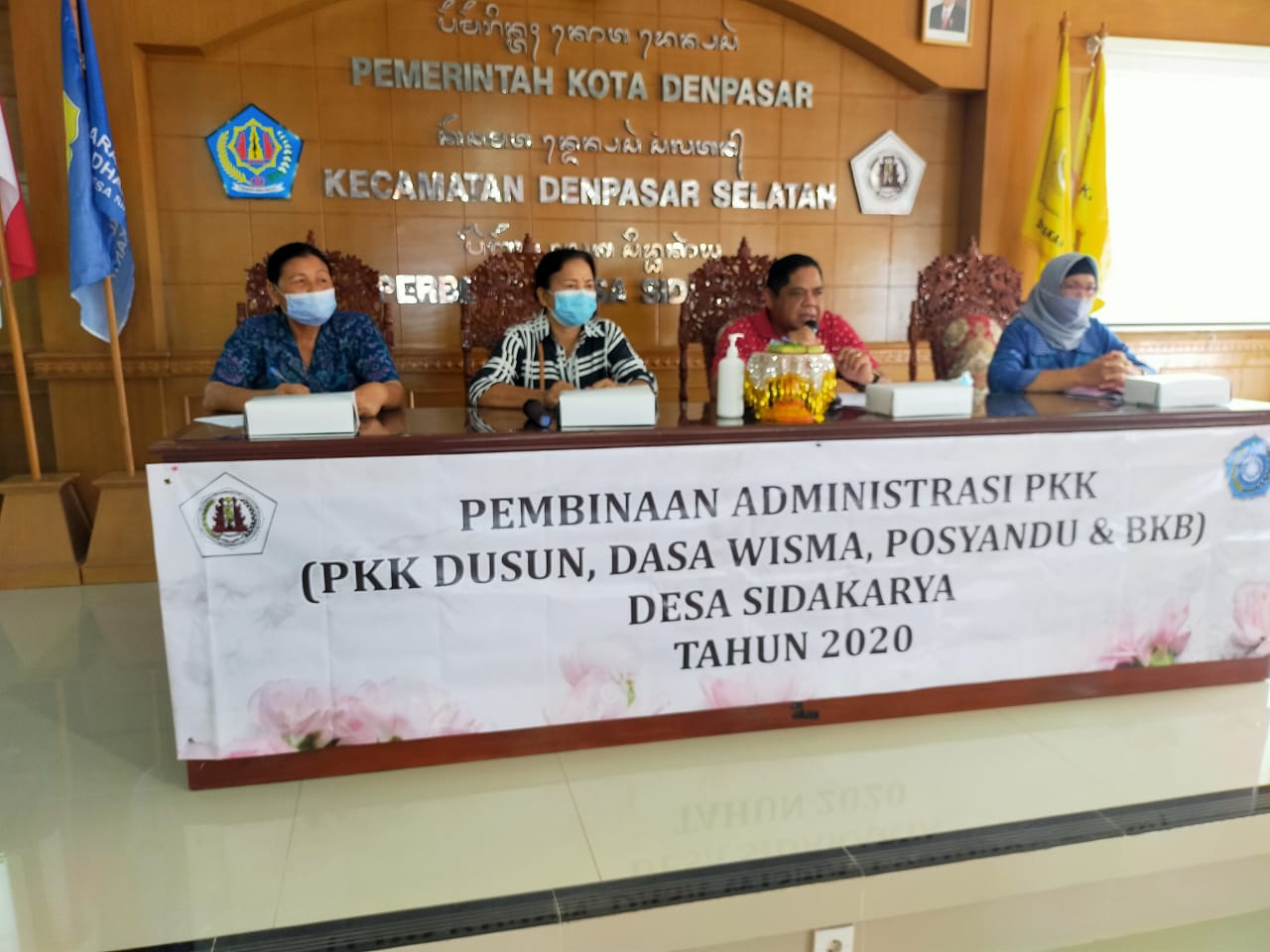 Kegiatan Pembinaan Administrasi PKK (PKK Dusun, Dasa Wisma,Posyandu, & BKB) Desa Sidakarya Tahun 2020