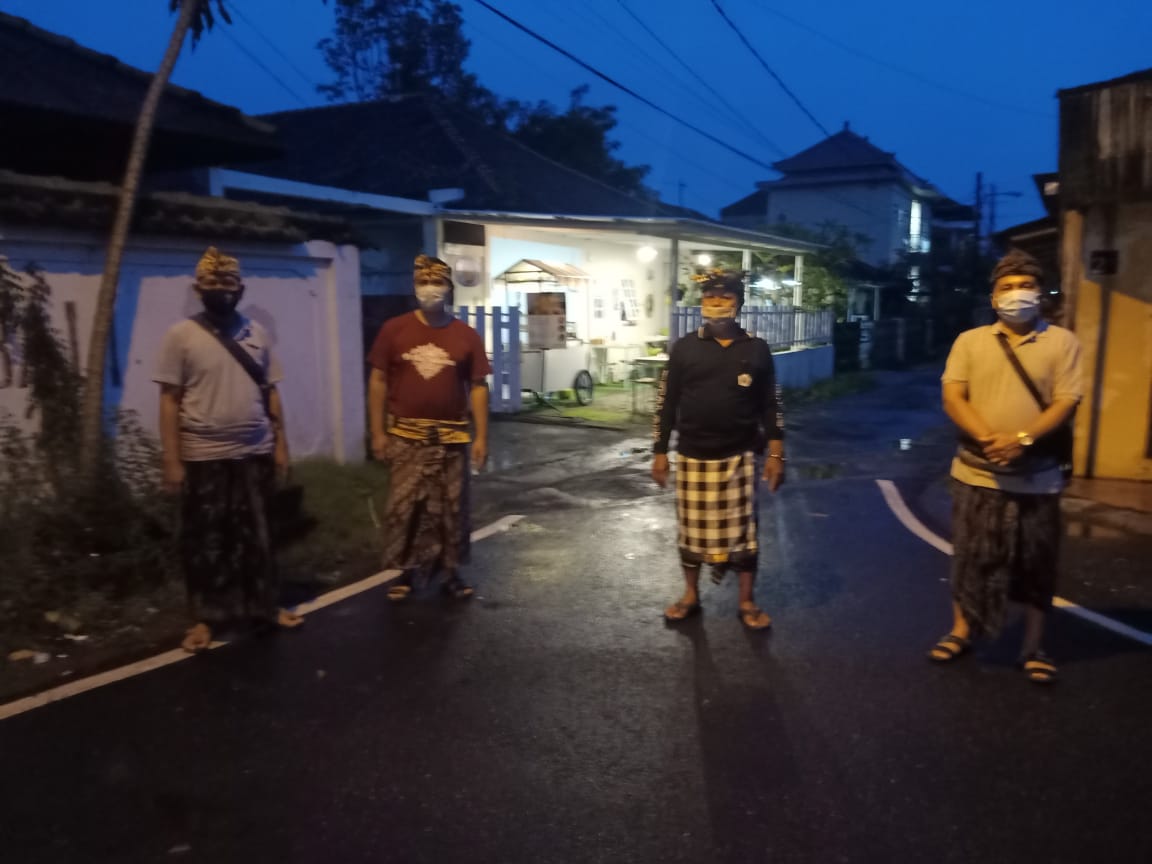 Patroli Pelaksanaan PPKM Desa Sidakarya