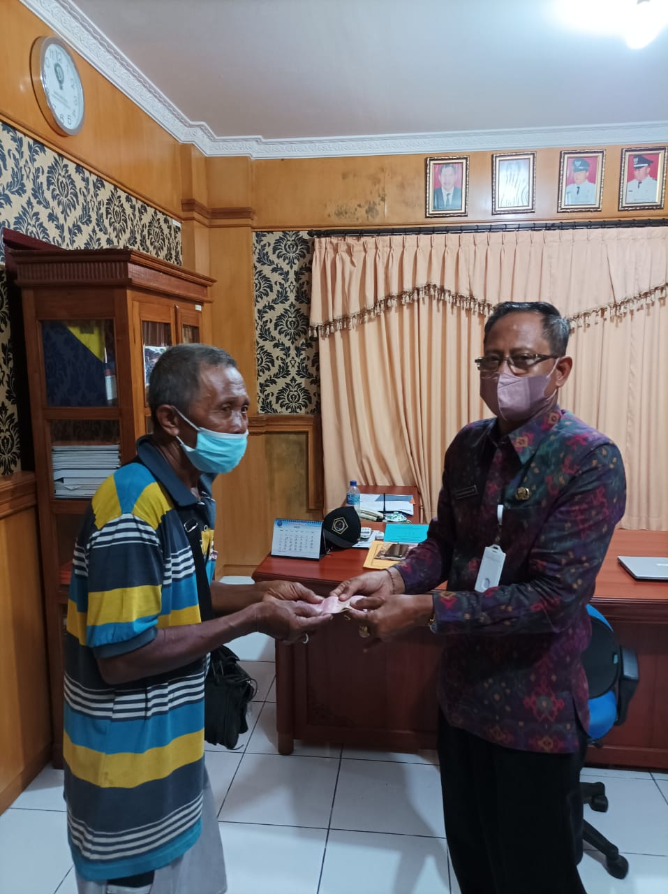 Penyaluran Dana BLT Dana Desa (7/9) siang (Bantuan Langsung Tunai Dana Desa ) Tahap IX bulan September 2021