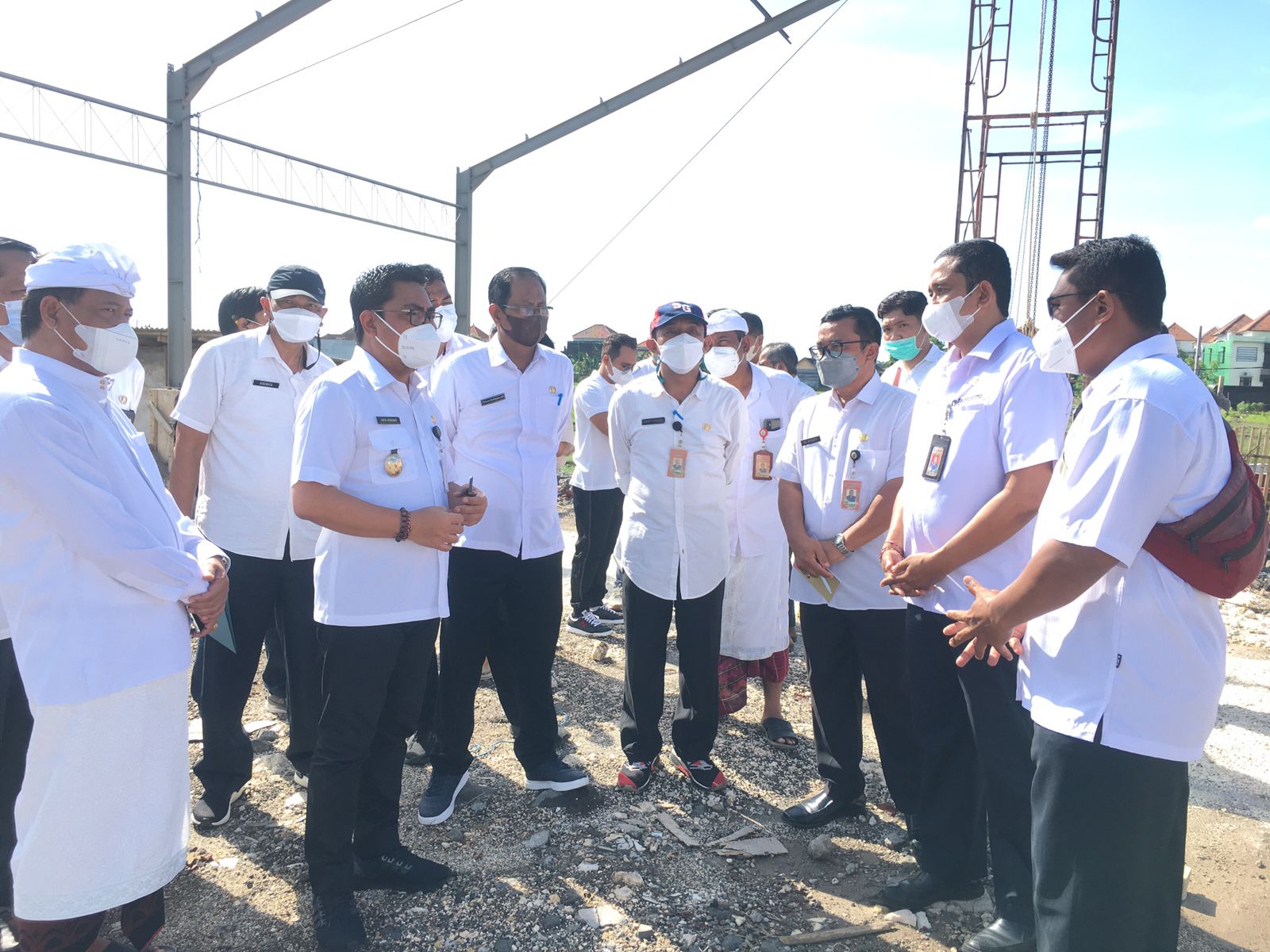 Kunjungan  Bpk Wakil Walikota  I Kadek Agus Arya Wibawa Ke Lokasi TPS 3 R